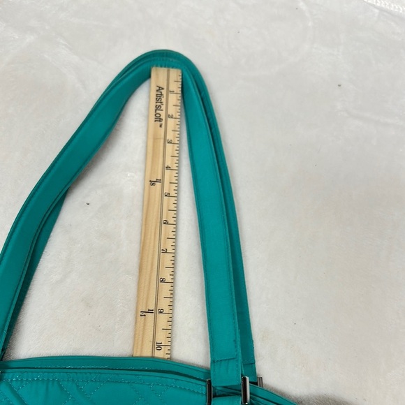Vera Bradley Blue Quilted Tote Bag with Diamond Stitching - Picture 10 of 14